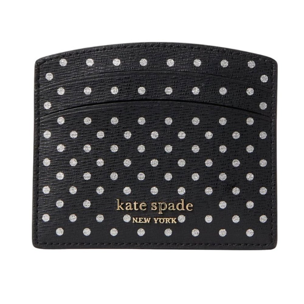 Kate Spade Spencer Metallic Dot Card holder